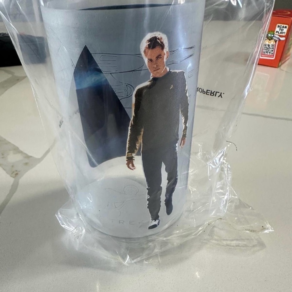 Star Trek kirk Collectible Glass